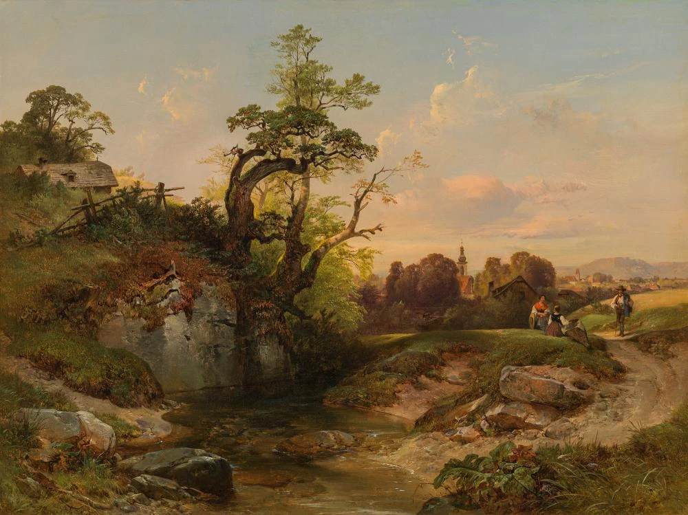 Sulla strada per il villaggio 1849